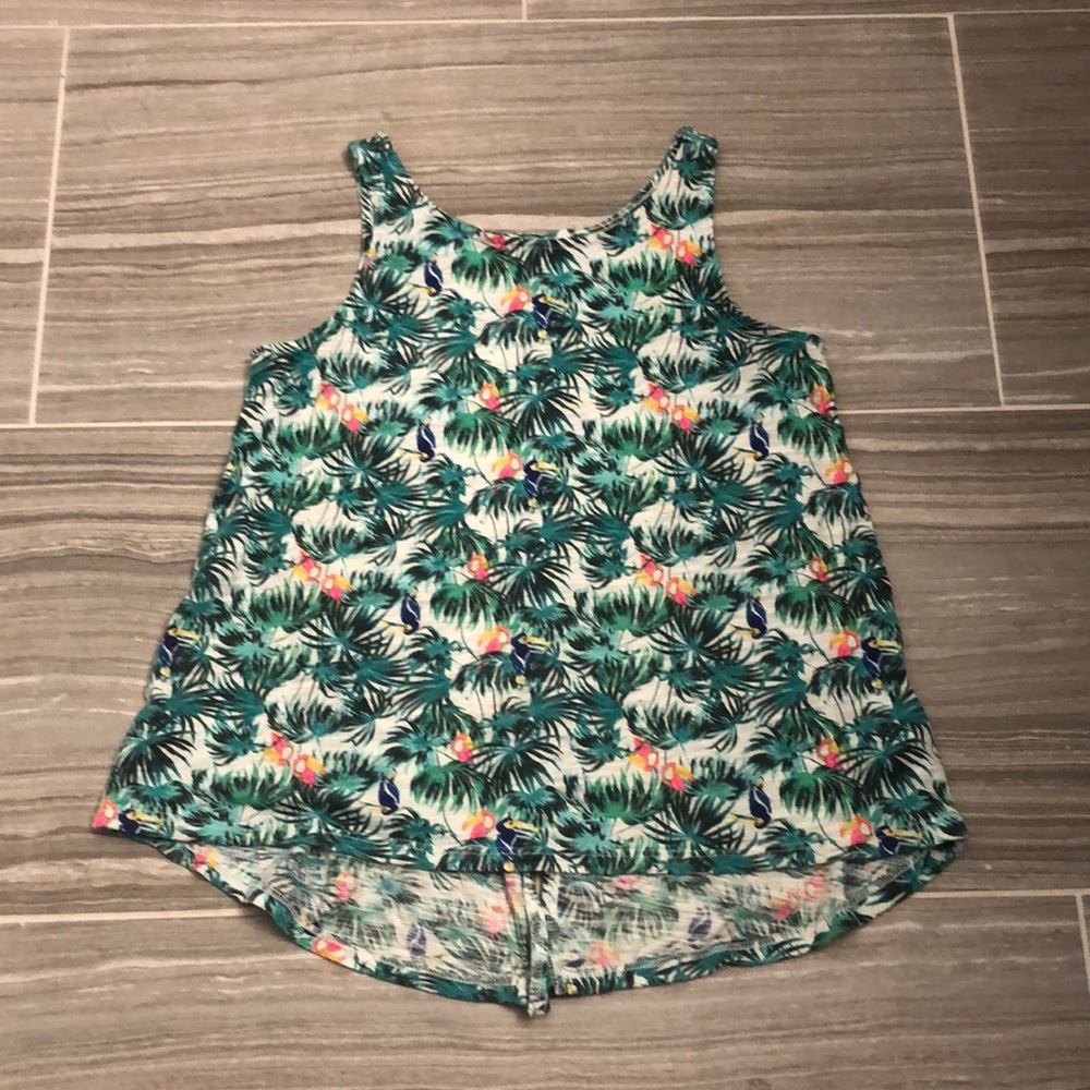 Old Navy Girls Tropical Tank Top